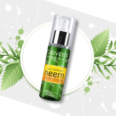 Jovees Herbal Neem Skin Toner | Sun Protection, Tightens Pores, Glowing Skin | Paraben and Alcohol Free | For All Skin Types | 100ML New