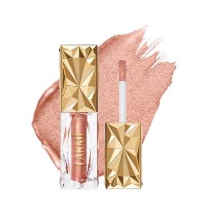 Lakme Be-jewel Satin Eye Tint |One-Step Liquid Eyeshadow | Air light Mousse Texture - 01 Quartz 4.5ml