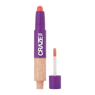 Swiss Beauty CRAZE Twosome Lightweight Face Stick | 2-in 1 Liquid Concealer and Creamy Blush | Shade- 3- Medium Pink, 9.4gm