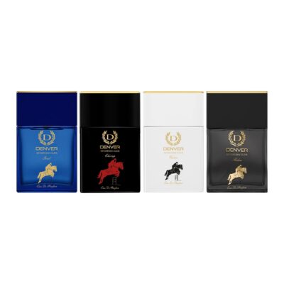 Denver Goal, Rider, Victor & Champ Perfume - 70 ML Each, Pack of 4|Long Lasting Perfume For Men