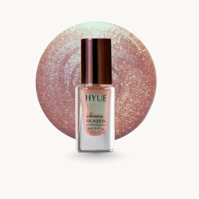 HYUE Chrome Glazed Nail Paint - 7 shades | Moonstone | 8 ml | Dual-toned | Long-lasting Shine | Color-Shifting Pigments | One Stroke Coverage | Gel Finish | Salon-like Nails | No UV Damage