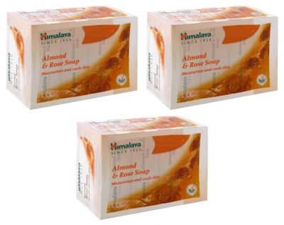 Himalaya Herbals Soap, Almond And Rose, 125G (Pack Of 12, Save)