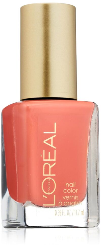 L'OREAL PARIS Glossy Finish Color Riche Nail Varnish, 109 Orange You Jealous, 11.7ml