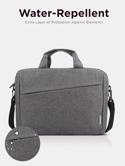 Lenovo Casual Laptop Briefcase T210 (Top loader) 39.62 cm (15.6-inch) Water Repellent Black, Sleek Design, Lightweight, Office Use, Grey