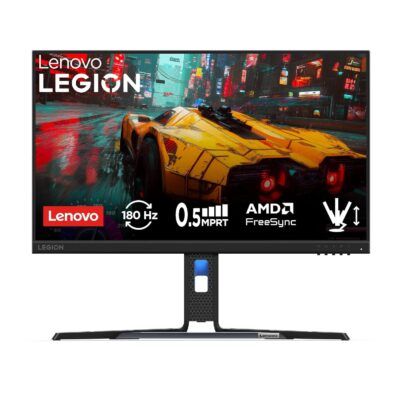 Lenovo Legion R24e | 24" (60.9cm) FHD 180Hz Gaming Monitor | 0.5ms, AMD FreeSync, 99% sRGB, 1xHDMI 2.1 TMDS, 1xDP 1.4| Tilt, Swivel, Pivot, Height Adjust | Black | 67CCGAC4IN