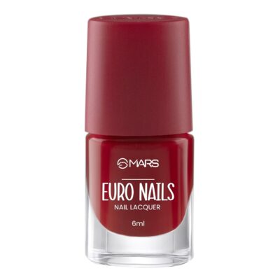MARS EURO Nail Lacquer | Glossy Gel Finish | Rich Pigmentation | Chip Free | Quick Drying Formula | Long Lasting Nail Polish for Women | (6.0 ml) (Shade-21)