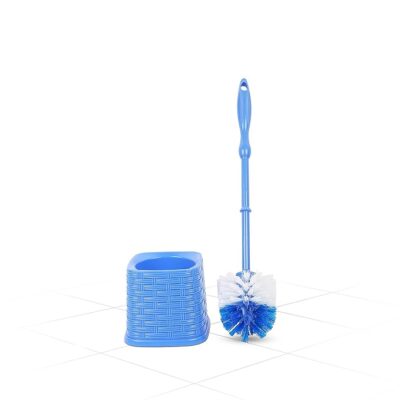 Gala Toilex Toilet Brush with Square Container (Multicolor, Pack of 1)