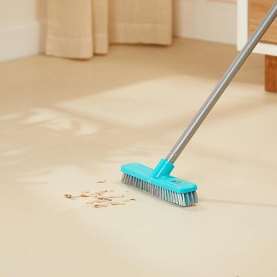 Presto! Scrubby Hard Brush with 120 CM Metal Handle-Turkish Dark Green, Hard_Floor