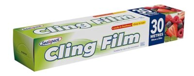 Sealapack 500695 Cling Film 30cm x 30M, Aluminum, White