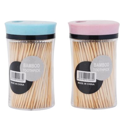 Tooth Pick | Wooden Toothpick | Bamboo Toothpick | Combo Pack (2 x 250) | Premium Quality Wood, Eco-Friendly & Biodegradable | Splinter-Free, Smooth Finish | Multi-Color