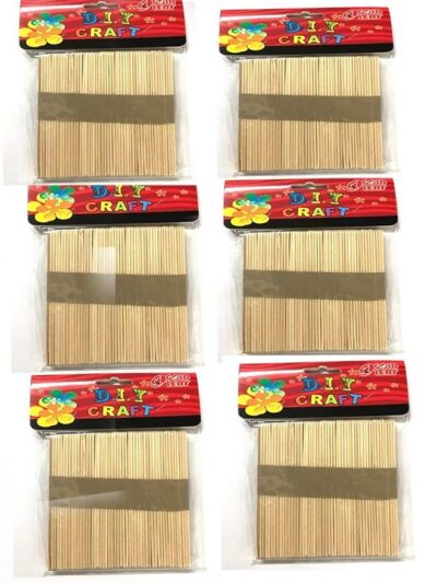 GOLD LEAF Ice Cream Sticks 300 Pcs Wooden Ice Cream Sticks Popsicle Sticks (Pack of 300 Pcs)