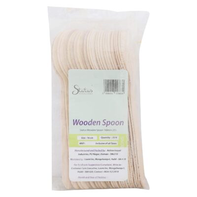 Status Wooden Spoon, 16cm, 25 Pieces