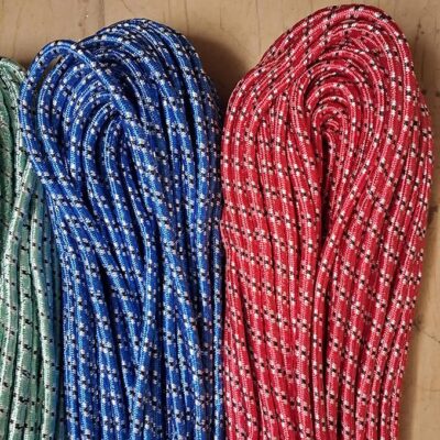 ALOUD CREATIONS 8mm Thick Diamond Braided Polyester Rope, 15 Meter/ 50 feet | Heavy Duty Rope for Cloth Drying, Anchor, Trees, Cargo, Load Pulling, Sailing | Multicolour, Pack of 1