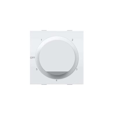 Anchor Ziva 100W 2 Module White 5 Step Fan Regulator, 68302 (Pack of 1)