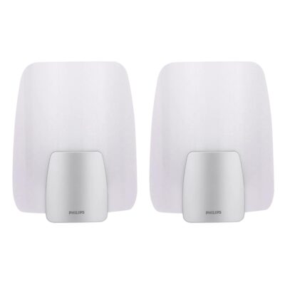 PHILIPS Comet Decorative Wall Lamp | Indoor Wall Light for Living Room & Bedroom | Bulb Base : B22 | Synthetic Finish | Pack of 2 (Bulb Not Included)