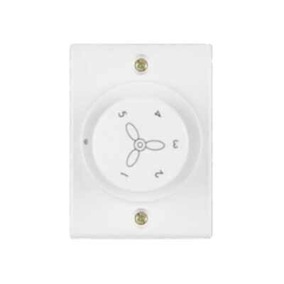 Anchor by Panasonic Penta EME Deluxe Fan Regulator White, Rotary Step Control, Reliable & Compact Fan Speed Controller (38660-1)