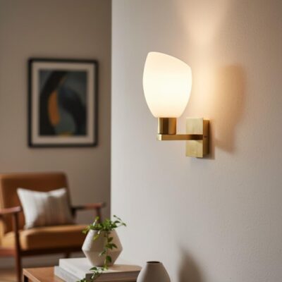 PHILIPS Muziris Wall Light 1H | Decorative LED Wall Lamp for Living Room, Bedroom & Hallway | Elegant Warm White Wall Light Fixture | Pack of 1