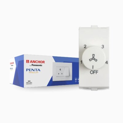 Anchor by Panasonic 65301 Penta Modular 1M 100 W Polycarbonate Tiny Step Regulator (White)