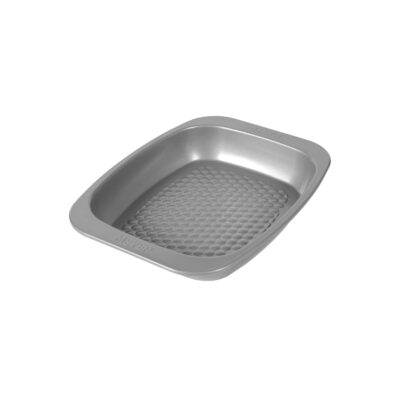 Meyer Bakemaster Carbon Steel Non Stick Mini Oven Roaster | Roasting Pan | Baking Pan | Nonstick Bakeware | Baking Essentials | Cake Tin | Deep Roasting Pan, Grey