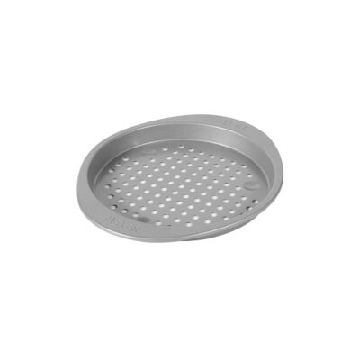 Meyer Bakemaster Carbon Steel Non-Stick Bakeware Pizza Crisper, Grey, 28 cm