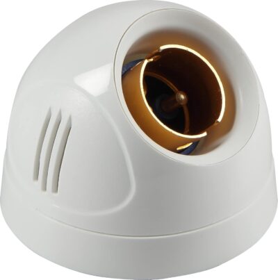 Havells Fancy Highly Conductive Brass Terminal Metal Ring Angle Holder, Fire Retardant Polycarbonate Outer Housing Facia,Provides Protection to Avoid Deformation In Case Of Overheating