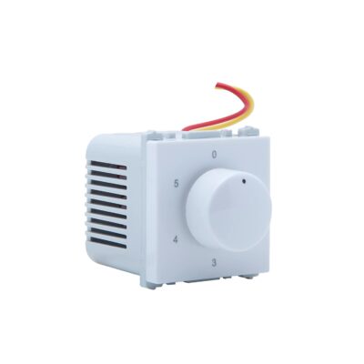 Wipro Northwest Nowa Fan Regulator 5+1 Position Step Type, White (pack of 6)