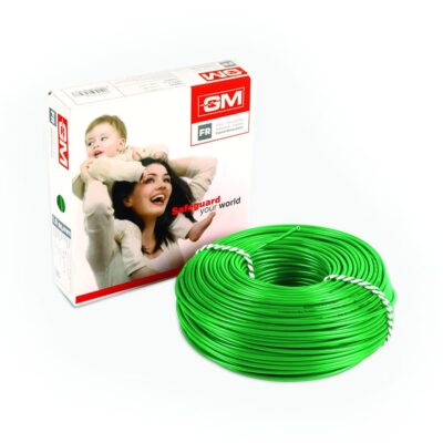 GM Flame Retardant Wire - 1.5 Sq mm (45m, Green)