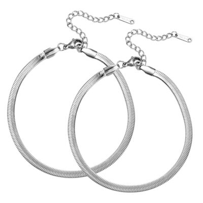 Stainless Steel Anti-Tarnish Waterproof Snake Chain Anklet for Girls & Women | Gifts for Women & Girls