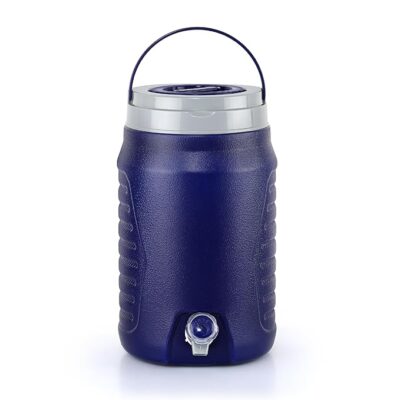 Cello Igloo Insulated Thermos Water Jug, 6 Liter, Blue | Food Grade Inner PU Insulated, BPA Free, Leak Proof Lid |Hot & Cold Easy to Carry Handle Thermos Water Jug For Kitchen, Office, Travel & Picnic