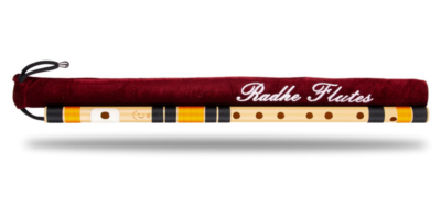Radhe Flutes C Natural PVC Fiber Flute for Beginners Right Handed with Online Course