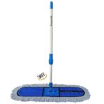 Inuvik Microfiber Wet & Dry Floor Mop with 18-Inch Cleaning Head and 4-Foot Telescopic Handle – Reusable Floor Cleaning Mop for Home, Office, Hotels & Hospitals